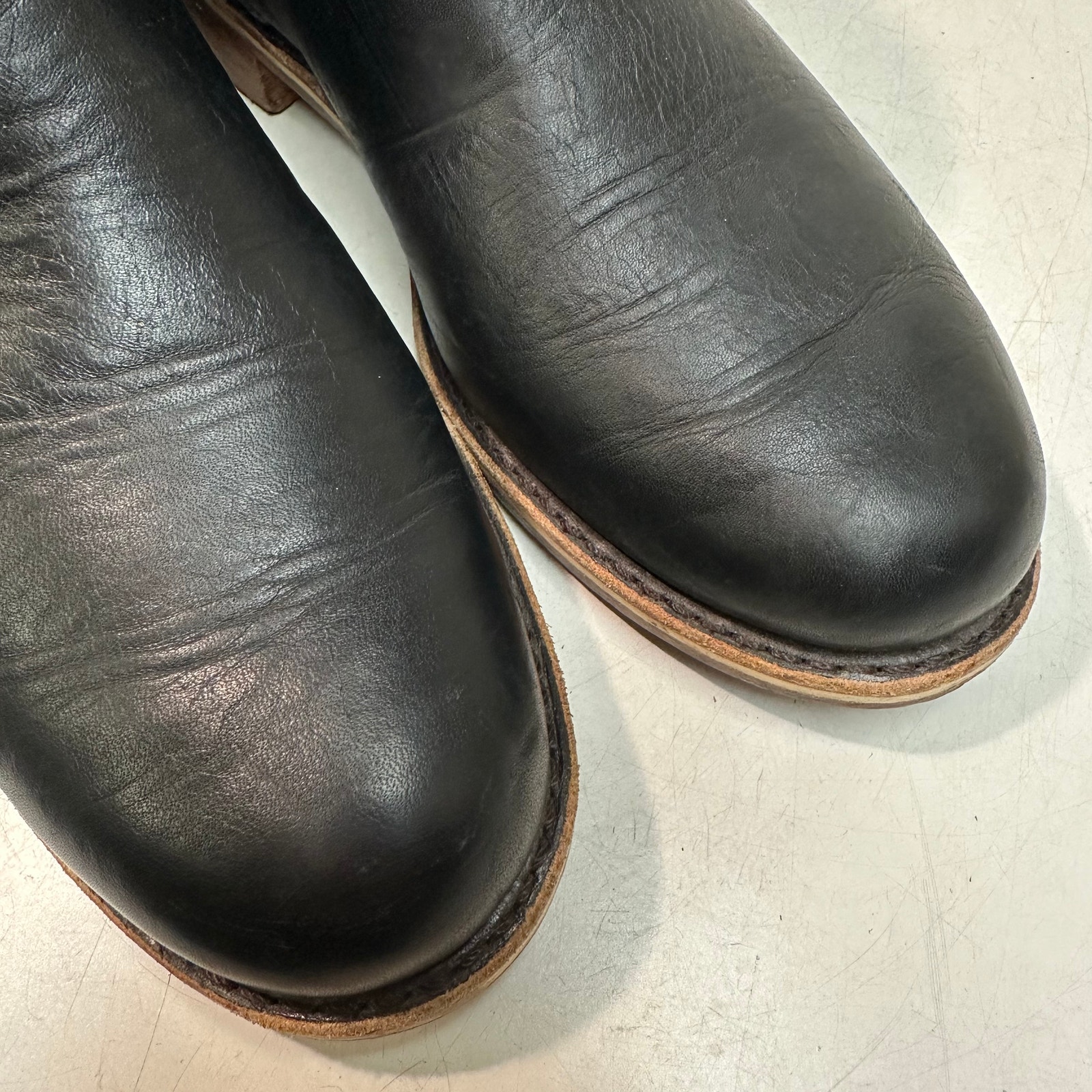 Euc Rancourt & Co. X Helm Pablo Boot Zipper Moto Ankle Made In Maine Usa 9 D — image 7 of 8